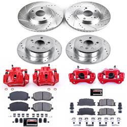 PowerStop Z23 Evolution Sport Brake Upgrade Kits with Calipers for 2001-2003 HIGHLANDER - KC1139