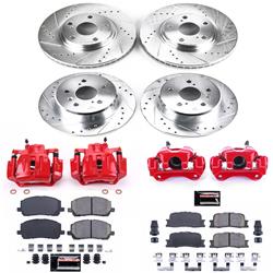 PowerStop Z23 Evolution Sport Brake Upgrade Kits with Calipers for 2001-2003 HIGHLANDER - KC1140A