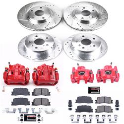 PowerStop Z23 Evolution Sport Brake Upgrade Kits with Calipers for 2002-2003 ES300, 2004-2006 ES330 - KC1142