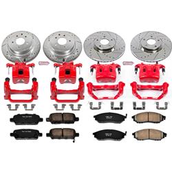 PowerStop Z23 Evolution Sport Brake Upgrade Kits with Calipers for 2006-2009 M45, M35, 2007-2008 G35 - KC114A