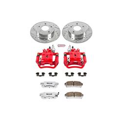 PowerStop Z26 Street Warrior Brake Upgrade Kits with Calipers for 2001 I30, 2002-2004 I35, 2001-2003 MAXIMA - KC1169-26
