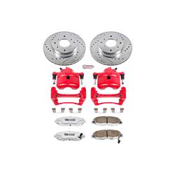 PowerStop Z26 Street Warrior Brake Upgrade Kits with Calipers for 1998-2002 ACCORD - KC1239A-26