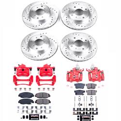 PowerStop Z23 Evolution Sport Brake Upgrade Kits with Calipers for 1998-2002 ACCORD - KC1240B