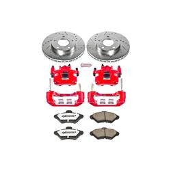 PowerStop Z26 Street Warrior Brake Upgrade Kits with Calipers for 1994-1998 MUSTANG - KC1299-26