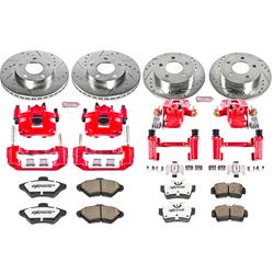 PowerStop Z26 Street Warrior Brake Upgrade Kits with Calipers for 1994-1998 MUSTANG - KC1300-26