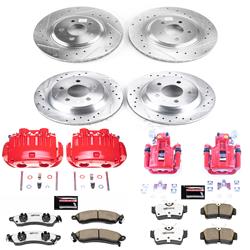 PowerStop Z26 Street Warrior Brake Upgrade Kits with Calipers for 1994-1998 MUSTANG - KC1305D-26