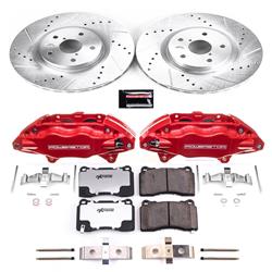 PowerStop Z26 Street Warrior Brake Upgrade Kits with Calipers for 2005-2014 IMPREZA, 2015-2017 WRX STI - KC131-26