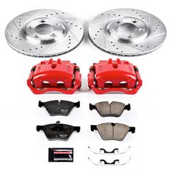 PowerStop Z23 Evolution Sport Brake Upgrade Kits with Calipers for 2005 S-TYPE - KC1349