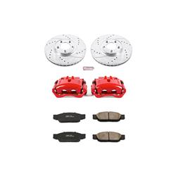 PowerStop Z23 Evolution Sport Brake Upgrade Kits with Calipers for 2000-2006 LS, 2000-2002 S-TYPE, 2002-2005 THUNDERBIRD - KC1351