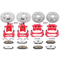 PowerStop Z26 Street Warrior Brake Upgrade Kits with Calipers for 2005-2010 MUSTANG - KC1383-26