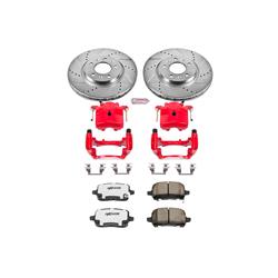 PowerStop Z26 Street Warrior Brake Upgrade Kits with Calipers for 2007-2010 SKY, 2006-2009 SOLSTICE - KC1433-26