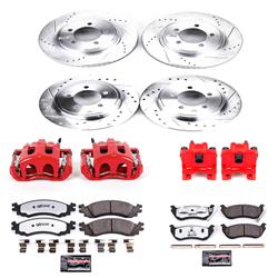 PowerStop Z36 Truck and Tow Brake Upgrade Kits with Calipers for 2007-2010 MOUNTAINEER, EXPLORER SPORT TRAC, 2006-2010 EXPLORER - KC1443-36