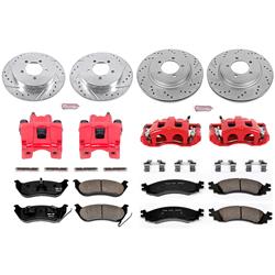 PowerStop Z23 Evolution Sport Brake Upgrade Kits with Calipers for 2007-2010 MOUNTAINEER, EXPLORER SPORT TRAC, 2006-2010 EXPLORER - KC1443