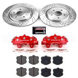 PowerStop Z23 Evolution Sport Brake Upgrade Kits with Calipers for 2006-2013 CORVETTE - KC1446