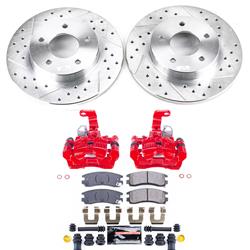 PowerStop Z23 Evolution Sport Brake Upgrade Kits with Calipers for 2000-2005 BONNEVILLE, LESABRE, PARK AVENUE - KC1526B