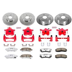 PowerStop Z26 Street Warrior Brake Upgrade Kits with Calipers for 2000-2005 IMPALA, MONTE CARLO, 1998-1999 INTRIGUE - KC1544-26