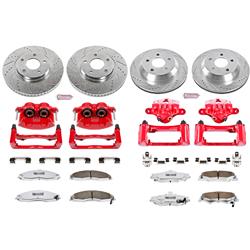 PowerStop Z26 Street Warrior Brake Upgrade Kits with Calipers for 1998-2002 CAMARO, FIREBIRD - KC1548-26
