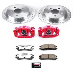 PowerStop Z26 Street Warrior Brake Upgrade Kits with Calipers for 1999-2004 ALERO, 1999-2005 GRAND AM - KC1558A-26
