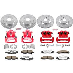 PowerStop Z26 Street Warrior Brake Upgrade Kits with Calipers for 1997-2004 CORVETTE - KC1560-26