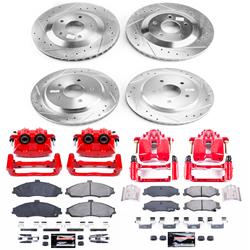 PowerStop Z23 Evolution Sport Brake Upgrade Kits with Calipers for 1997-2004 CORVETTE - KC1560