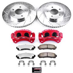 PowerStop Z36 Truck and Tow Brake Upgrade Kits with Calipers for 2005-2006 EQUINOX, 2006 TORRENT, 2004-2007 VUE - KC1576-36