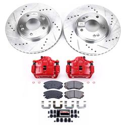 PowerStop Z23 Evolution Sport Brake Upgrade Kits with Calipers for 2003-2005 TIBURON - KC165A
