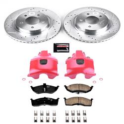 PowerStop Z23 Evolution Sport Brake Upgrade Kits with Calipers for 1998-2004 CONCORDE, INTREPID - KC1694