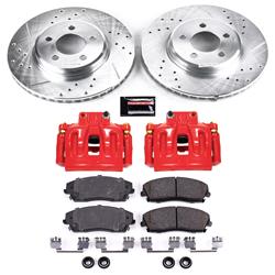 PowerStop Z23 Evolution Sport Brake Upgrade Kits with Calipers for 2012-2021 300, CHALLENGER, CHARGER - KC1714A