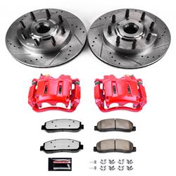 PowerStop Z36 Truck and Tow Brake Upgrade Kits with Calipers for 2005-2007 F-250 SUPER DUTY, F-350 SUPER DUTY - KC1796-36
