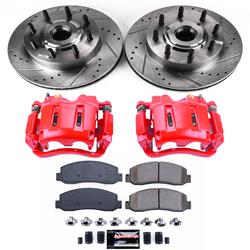 PowerStop Z23 Evolution Sport Brake Upgrade Kits with Calipers for 2005-2007 F-250 SUPER DUTY, F-350 SUPER DUTY - KC1796