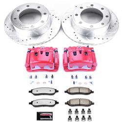 PowerStop Z36 Truck and Tow Brake Upgrade Kits with Calipers for 2005-2007 F-250 SUPER DUTY, F-350 SUPER DUTY - KC1799-36