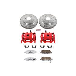 PowerStop Z26 Street Warrior Brake Upgrade Kits with Calipers for 2009-2014 MAXIMA - KC179C-26