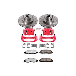 PowerStop Z36 Truck and Tow Brake Upgrade Kits with Calipers for 1997-1998 F-150 - KC1863-36