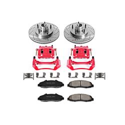 PowerStop Z23 Evolution Sport Brake Upgrade Kits with Calipers for 1997-1998 F-150 - KC1863