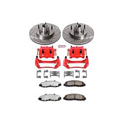 PowerStop Z36 Truck and Tow Brake Upgrade Kits with Calipers for 1999-2000 F-150 - KC1863A-36