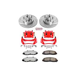PowerStop Z36 Truck and Tow Brake Upgrade Kits with Calipers for 1997-2000 F-150 - KC1865-36