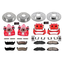 PowerStop Z23 Evolution Sport Brake Upgrade Kits with Calipers for 1999-2000 F-150 - KC1867