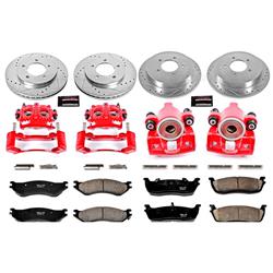 PowerStop Z23 Evolution Sport Brake Upgrade Kits with Calipers for 1997-2000 EXPEDITION, 1998-2000 NAVIGATOR - KC1870