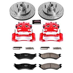 PowerStop Z23 Evolution Sport Brake Upgrade Kits with Calipers for 1997-2000 EXPEDITION, 1999-2000 F-150, 1998-2000 NAVIGATOR - KC1878