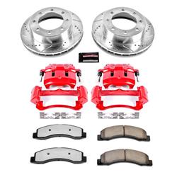 PowerStop Z36 Truck and Tow Brake Upgrade Kits with Calipers for 1999 F-250 SUPER DUTY, F-350 SUPER DUTY - KC1885-36