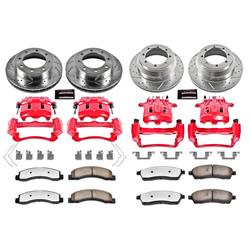 PowerStop Z36 Truck and Tow Brake Upgrade Kits with Calipers for 1999 F-350 SUPER DUTY - KC1886-36