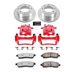 PowerStop Z36 Truck and Tow Brake Upgrade Kits with Calipers for 1999-2000 F-350 SUPER DUTY, F-250 SUPER DUTY, 2000 EXCURSION - KC1890-36