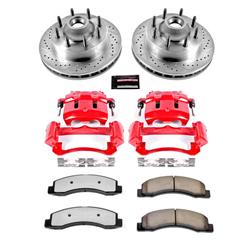 PowerStop Z36 Truck and Tow Brake Upgrade Kits with Calipers for 1999-2001 F-250 SUPER DUTY, 1999-2002 F-350 SUPER DUTY - KC1891-36