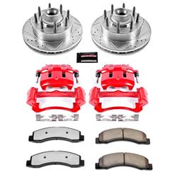 PowerStop Z36 Truck and Tow Brake Upgrade Kits with Calipers for 1999-2002 F-350 SUPER DUTY, F-250 SUPER DUTY, 2000-2002 EXCURSION - KC1893-36
