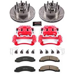PowerStop Z23 Evolution Sport Brake Upgrade Kits with Calipers for 1999-2002 F-350 SUPER DUTY, F-250 SUPER DUTY, 2000-2002 EXCURSION - KC1893