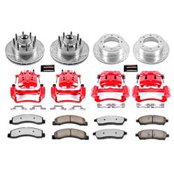 PowerStop Z36 Truck and Tow Brake Upgrade Kits with Calipers for 2000-2002 EXCURSION, F-250 SUPER DUTY, F-350 SUPER DUTY - KC1894A-36