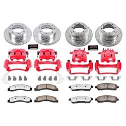 PowerStop Z36 Truck and Tow Brake Upgrade Kits with Calipers for 1999-2000 F-350 SUPER DUTY - KC1907-36