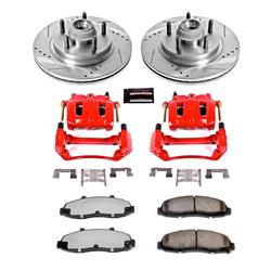 PowerStop Z36 Truck and Tow Brake Upgrade Kits with Calipers for 2002 BLACKWOOD, 2000-2003 F-150, 2004 F-150 HERITAGE - KC1914A-36
