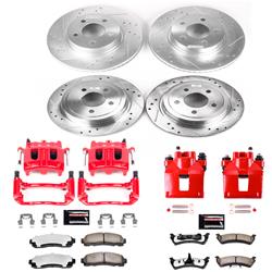 PowerStop Z36 Truck and Tow Brake Upgrade Kits with Calipers for 2003 EXPLORER SPORT - KC1924-36