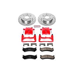 Power Stop K5871 Front /& Rear Z23 Evolution/ Sport Brake Upgrade Kit